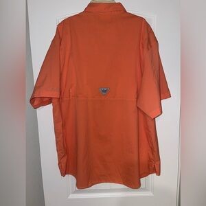 Orange Mens PFG Columbia Shirt